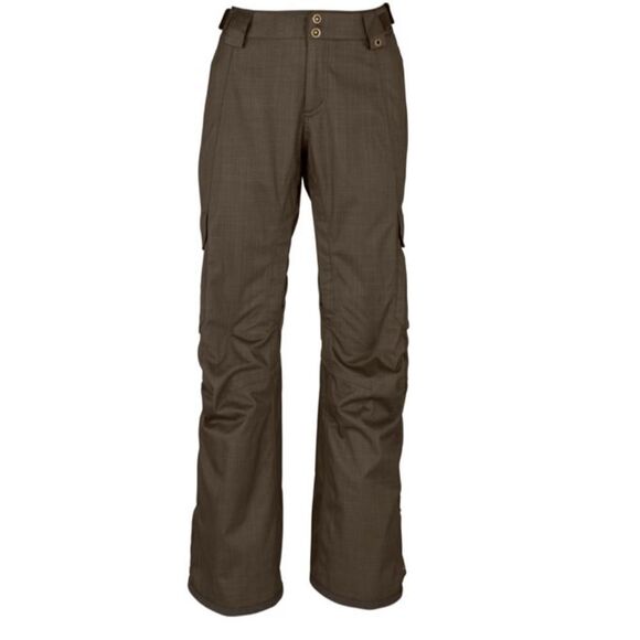 North Face Women’s Brown Snow Ski Pant Cryptic Mrs. Smith Hyvent‎ Recco XS NWOT - Picture 1 of 12